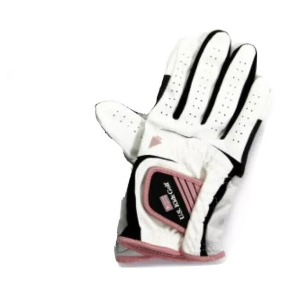 U.S. Kids Junior Good Grip Golf Glove Youth XL Left Hand LH white/Pink palm pad